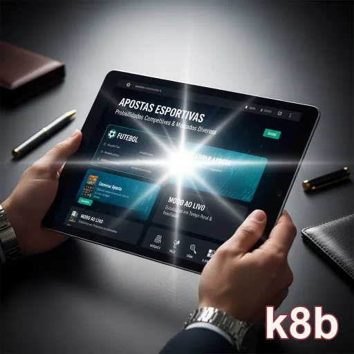 Ilustração de Descubra o aplicativo cassino k8b para acesso móvel seguro