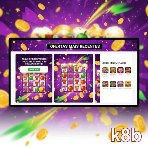 Ilustração de Explore os jogos VIP e slots do k8b com agilidade surpreendente