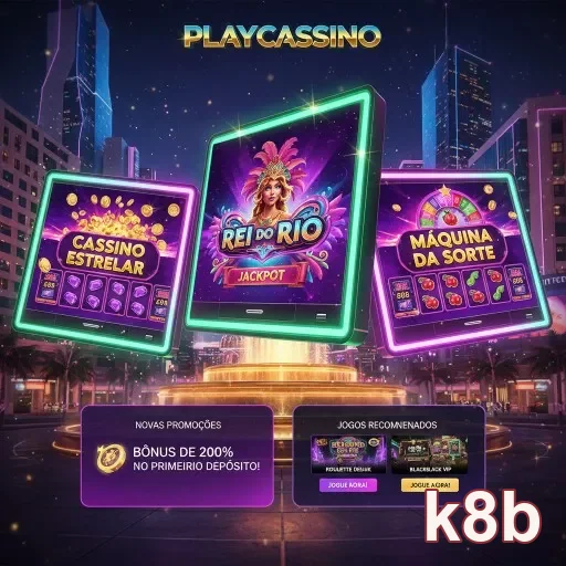 Ilustração de Explore os jogos VIP e slots do k8b com agilidade surpreendente